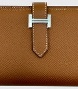 Hermes Bearn Wallet Gold