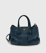 Prada Convertabel Tote Navy Blue