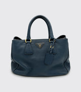 Prada Convertabel Tote Navy Blue