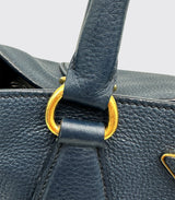 Prada Convertabel Tote Navy Blue