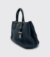 Prada Convertabel Tote Navy Blue