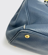 Prada Convertabel Tote Navy Blue