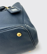 Prada Convertabel Tote Navy Blue
