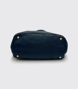 Prada Convertabel Tote Navy Blue