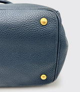 Prada Convertabel Tote Navy Blue