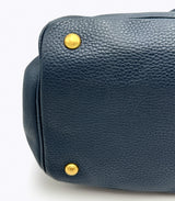 Prada Convertabel Tote Navy Blue