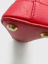 Balenciaga XXS Red Ville Bag