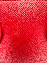 Balenciaga XXS Red Ville Bag