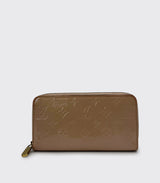 Louis Vuitton Cream White Vernis Zippy Wallet