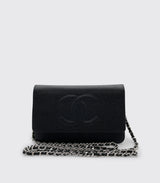 Chanel Timeless CC Wallet on Chain WOC