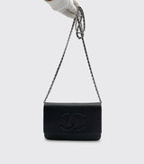 Chanel Timeless CC Wallet on Chain WOC