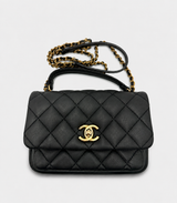 Chanel Small Affinity Black Shoulder Bag