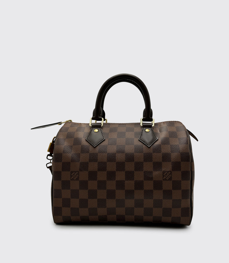 Lv speedy 25 damier ebene Luxury Bags  Wallets on Carousell