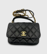 Chanel Small Affinity Black Shoulder Bag