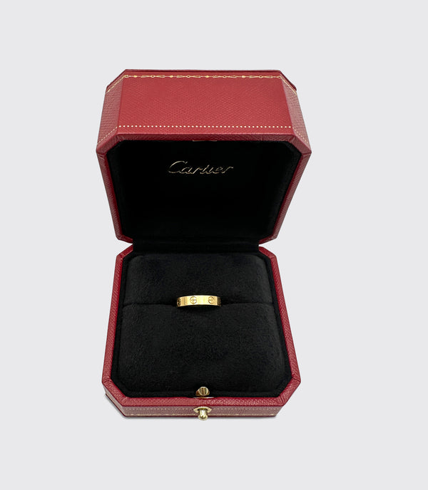 Cartier Small Love Ring 18K Yellow Gold