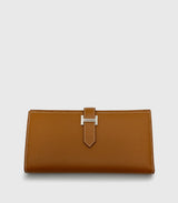 Hermes Bearn Wallet Gold